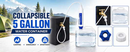 Collapsible 5 Gallon Water Container: A Space-Saving Solution for Camping, Emergency Preparedness, and Everyday Use