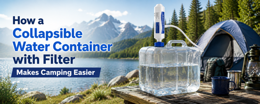 How a Collapsible Water Container with Filter Makes Camping Easier