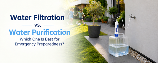 Water Filtration vs. Water Purification: Which Is Better for Emergency Preparedness?