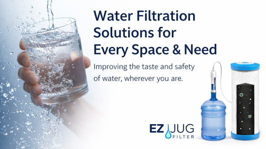 Water Filtration Solutions for Every Space: How EZ Jug Filter Meets Your Needs